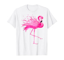 Load image into Gallery viewer, Flamingo Pink Ribbon Breast cancer Awareness Gift shirt

