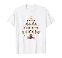 Load image into Gallery viewer, Funny Bee Christmas Tree Pajama Lights Gift T-Shirt
