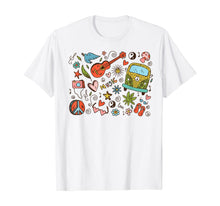 Load image into Gallery viewer, Vintage Peace Love Music All Things Hippie Gift T-Shirt
