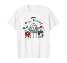 Load image into Gallery viewer, Happy Howlidays Funny Dog Christmas Gift T-Shirt
