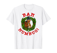 Load image into Gallery viewer, Ugly Christmas Party Scrooge Bah Humbug Christmas Wreath T-Shirt

