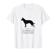 Load image into Gallery viewer, Australian Cattle Dog Shirt: Black Silhouette
