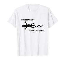 Load image into Gallery viewer, Commander Salamander - Washington T Shirt Funny Gecko
