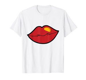Cinco De Mayo Shirt Women Red Lipstick Tacos Kiss