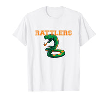 Load image into Gallery viewer, FAMUs Shirt Hoodie, Rattlers Orange and Green T-Shirt
