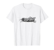 Load image into Gallery viewer, Cricket T-Shirt. Vintage Cricket Insect Tee
