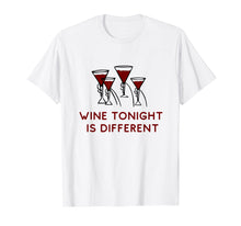 Load image into Gallery viewer, Funny Passover Shirt Wine Tonight Different Four Cups Gift
