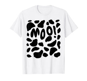 Cow Costume T Shirt Funny & Cute Calf Halloween