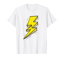 Load image into Gallery viewer, Jagged Yellow Lightning Strike Bolt T-Shirt
