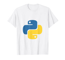 Load image into Gallery viewer, Official Python Logo for Developers T-Shirt
