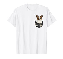 Load image into Gallery viewer, Papillon in pocket tee shirts

