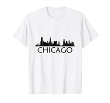 Load image into Gallery viewer, Chicago Skyline T-shirt Chi Town I Love Wind City Tee
