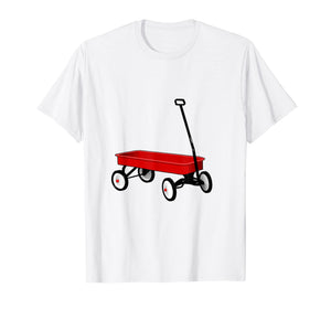 Classic Red Wagon Vintage Retro Children's Toy T-Shirt