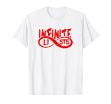 Load image into Gallery viewer, infinite lists shirt
