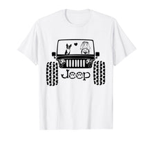 Load image into Gallery viewer, A girl her Boston Terrier her Jeep Dog Lover Jeep Girl Shirt
