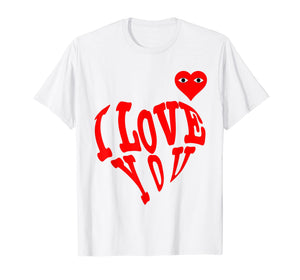 Heart For Comme Lovely In The Des Gift T-Shirt Of Garcon Tee