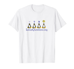 LinuxQuestions.org Logo on Front T-Shirt
