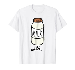 Milk Carton T-Shirt Milky Match Pair with Cookie Costume