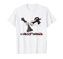 Load image into Gallery viewer, Funny ninja chess t-shirt great gift for kids and chess play
