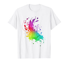 Load image into Gallery viewer, Artist Smock Fun Artist Watercolor Paint Splatter T-Shirt
