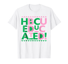 Load image into Gallery viewer, HBCU Educated - 1908 - Pink and Green - AKA Shirts

