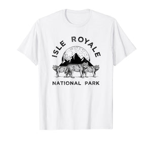 Isle Royale Park Wolf T-Shirt, Northwest Wolves Tee Apparel