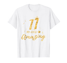 Load image into Gallery viewer, 11th Birthday Shirt for Girl, 11 and Amazing Gifts T-Shirt
