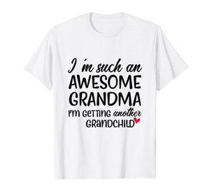 Grandma T-shirt Gender Reveal New Grandma Again Tees