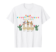 Load image into Gallery viewer, Llama Cinco De Mayo May 5th Party T-Shirt
