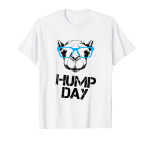 Hump day funny T shirt of Camel with glasses for Wednesdays