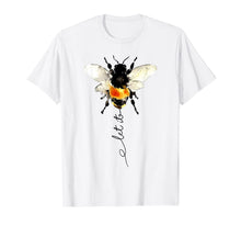 Load image into Gallery viewer, let it bee, let it be bee shirt, hippie bee t-shirt
