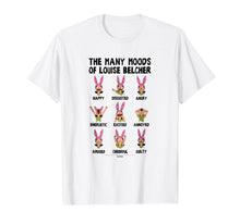 Load image into Gallery viewer, Bob's Burgers Many Moods Of Louise Belcher T-shirt
