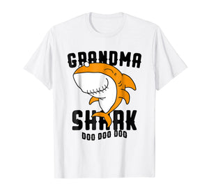 Grandma Shark T Shirt Mother Grandma Halloween Christmas
