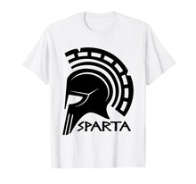 Load image into Gallery viewer, Sparta T-Shirt Spartan Helmet Ancient Greece Greek Military
