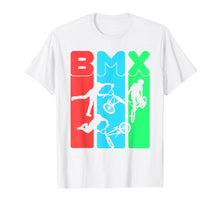 Load image into Gallery viewer, Eat Sleep BMX Repeat T-Shirt Bicycle Funny Gift Motocross
