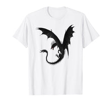 Load image into Gallery viewer, The Dreaming Dragon Black Dragon T-Shirt
