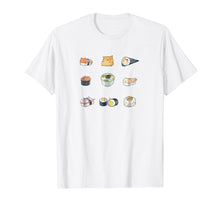 Load image into Gallery viewer, Sushi cats t shirt

