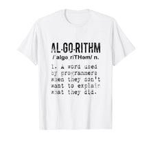 Load image into Gallery viewer, Funny Programmer T-Shirt - Algorithm Definition Tee Shirt
