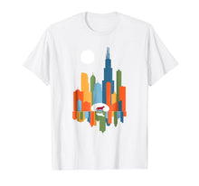 Load image into Gallery viewer, Chicago Illinois Skyline Color Modern Souvenir Gift T-Shirt
