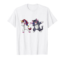 Load image into Gallery viewer, Dabbing Unicorn Dab Cat Cute 4th of July T Shirt Kids Gift
