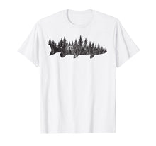 Load image into Gallery viewer, Musky Pine Forest Treeline - Outdoor Fishing Angler T-Shirt
