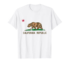 Load image into Gallery viewer, California State Flag Vintage Distressed T Shirt
