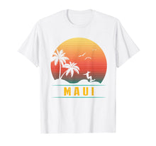 Load image into Gallery viewer, Maui Island Beach Vintage Retro T-Shirt - 70s Surf Tee
