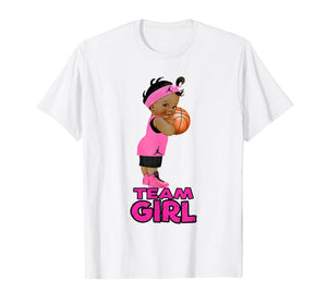 Ethnic Basketball Team Girl Baby Shower T-Shirt