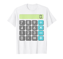 Load image into Gallery viewer, Calculator Halloween Costume Shirt Math Geek Scary Cool Gift
