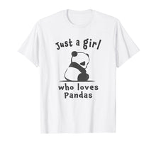 Load image into Gallery viewer, Best Cutest Panda Ever Just A Girl Cute Gift T-Shirt
