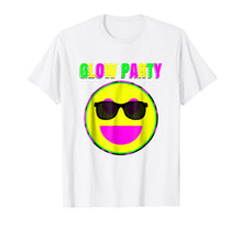 Load image into Gallery viewer, Non-Glow - Smiley Face Party Neon Happy Face Adult Tshirt
