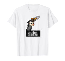 Load image into Gallery viewer, Unstable Unicorns tshirt for a young birthday boy
