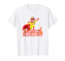 Load image into Gallery viewer, CAPTAIN OBVIOUS - Custom Personalized Selfie Emoji T-shirt
