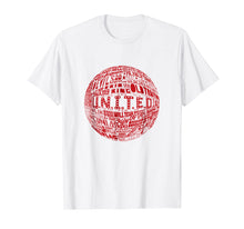 Load image into Gallery viewer, Manchester United - Red Typography Print t-shirt

